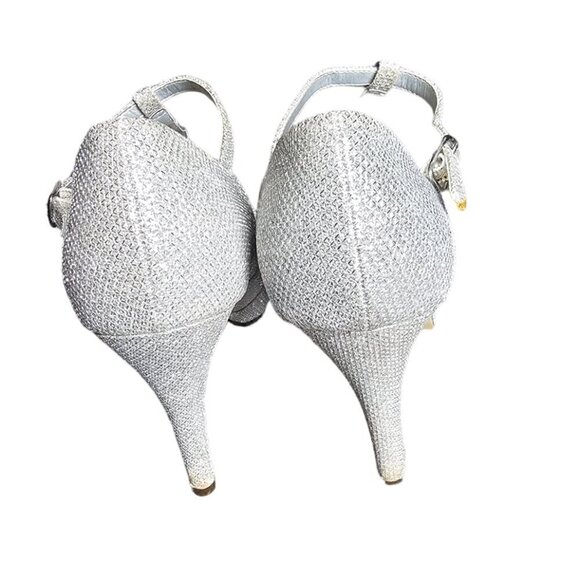 Call IT Spring Women silver pump  Heels Platform shoes. Size 9 - Picture 5 of 6